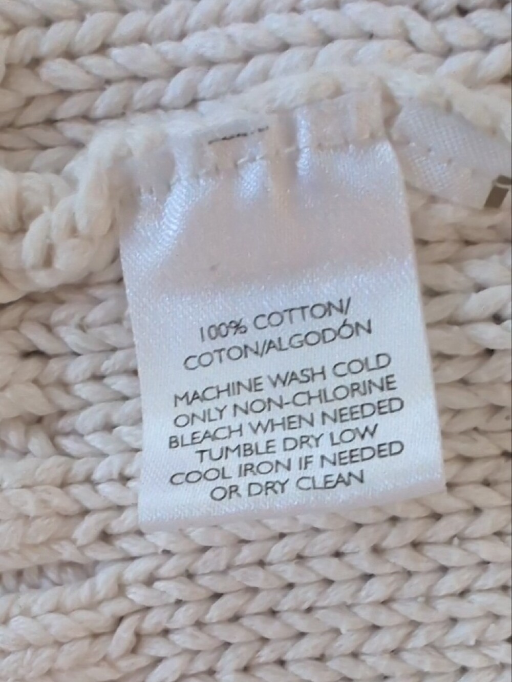 LOFT Cream Open-Front Rib Trim Cardigan - Picture 5 of 5